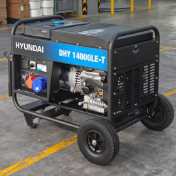 Дизельний генератор HYUNDAI DHY 14000LE-T