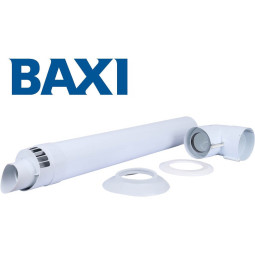 Горизонтальний комплект коаксіальний Ø60/100 мм BAXI (Condensing)